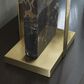 Ashley Neonish Marble Table Lamp in Black and Gold, , large
