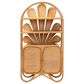 Baxton Studio Noreen 2-Door Cabinet with Hutch in Light Honey, , large