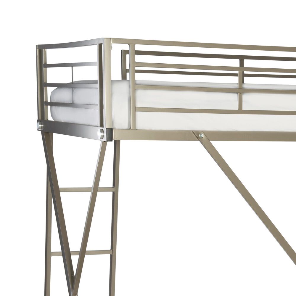 Parkerville Furniture Line Twin Z-Loft Bed in Pewter, , large