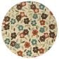 Oriental Weavers Montego 2267Y 7"10" Round Beige Area Rug, , large