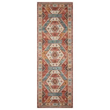 Loloi Zion ZIO-05 2"6" x 7"6" Red and Multicolor Runner, , large