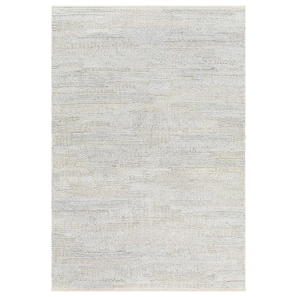 Surya Floria FLI2300 9" x 12" Light Grey Area Rug, , large