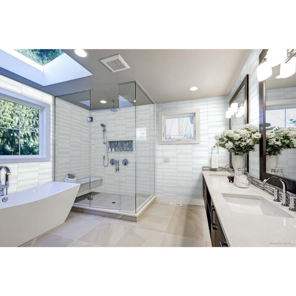Emser Emora Gloss Cumulus 4&quot; x 16&quot; Glossy Ceramic Tile, , large