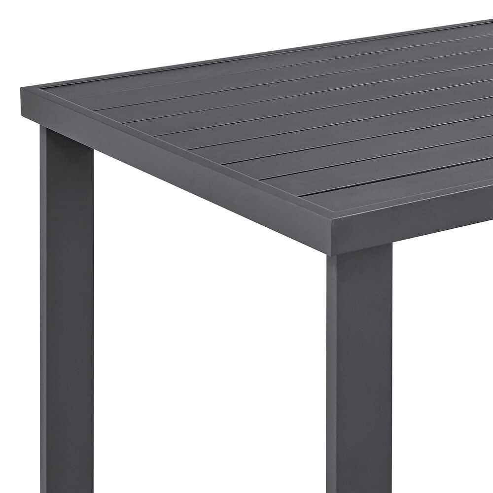 Blue River Menorca Outdoor Bar Height Dining Table in Dark Grey - Table Only, , large