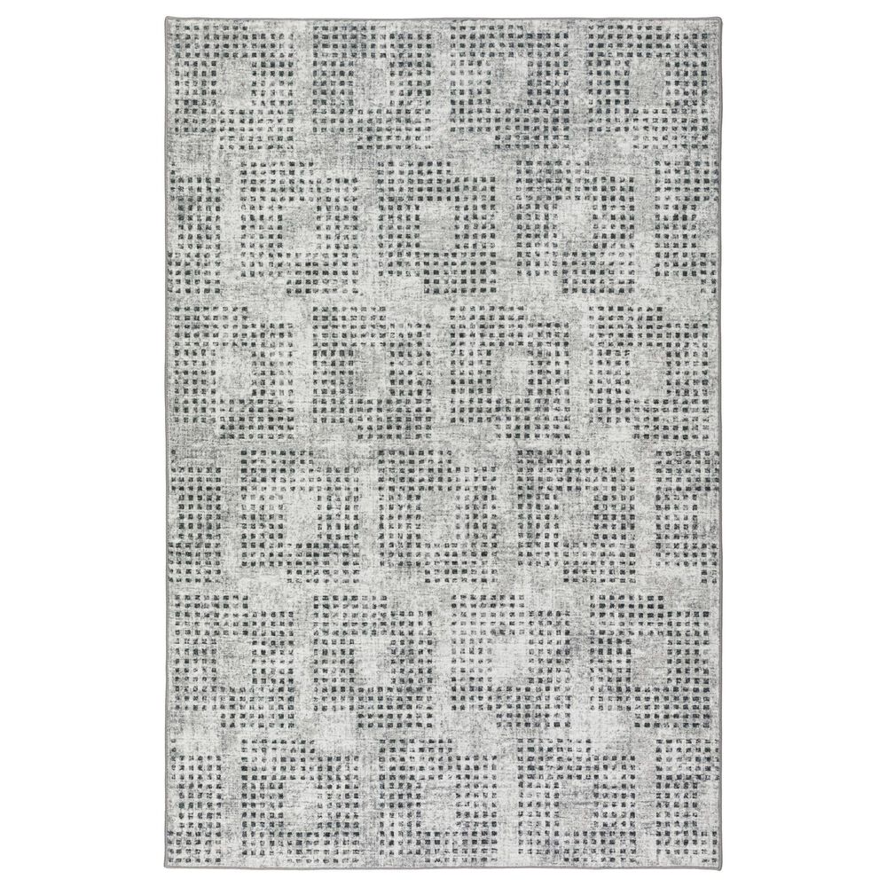 Dalyn Rug Company Delano 10" Round Pewter Indoor/Outdoor Area Rug, , large