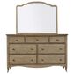 Riva Ridge Provence 7 Drawer Dresser with Mirror in Patine, , large