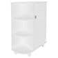 RiverRidge Home Brookfield 1-Door Floor Cabinet with Side Shelves in White, , large