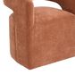 Furniture of America Rivena Modern Arm Chair with Casters in Rustic Orange, , large