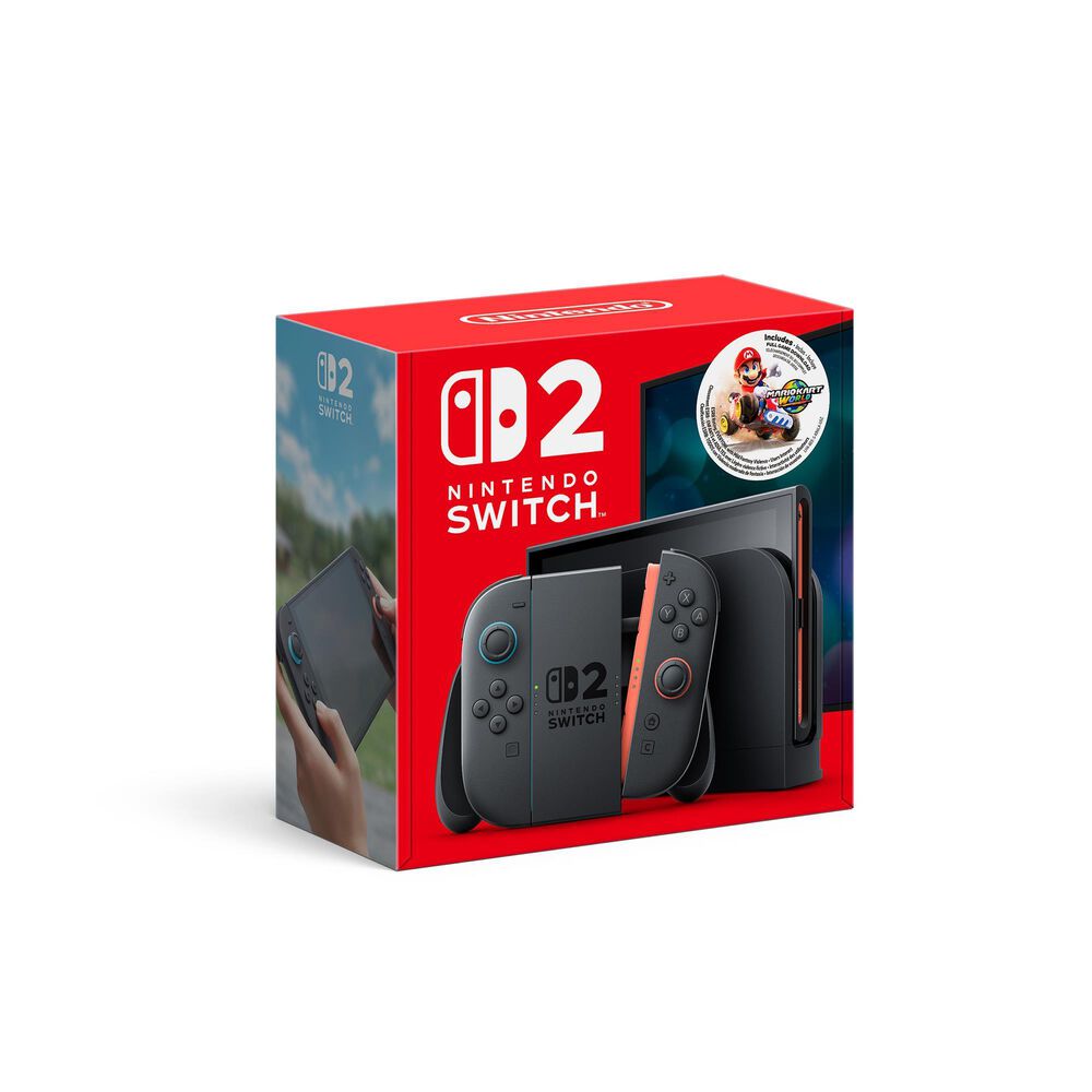 Nintendo Switch 2 + Mario Kart World Bundle - Releases 6/5/2025, , large