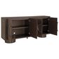 Ashley Veeda Accent Cabinet in Dark Brown, , large