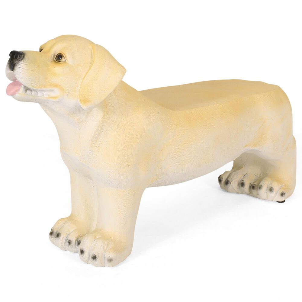 Hearth and Haven Outdoor MGO Dog Bench in Light Brown, , large