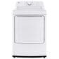 LG 4.1 Cu. Ft. Top Load Washer and 7.3 Cu. Ft. Electric Dryer Laundry Pair in White, , large