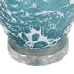 LumiSource Rocca Glass Table Lamp in Sapphire Blue, White, Brushed Nickel and Clear (Set of 2), , large