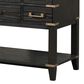 Lexora Home Norwalk 48" Single Bathroom Vanity in Black Oak with White Quartz Top and Rectangular Sink, , large