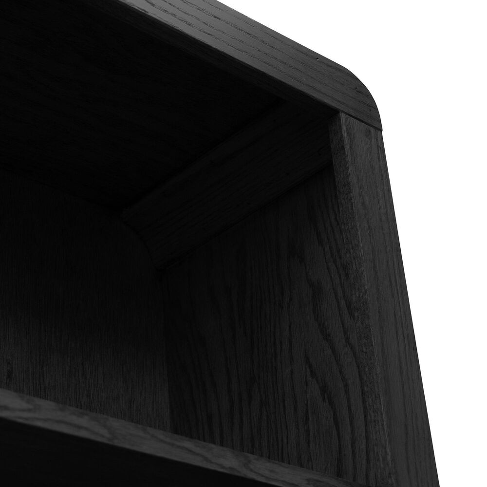 Legends Home Eclipse 92" TV Stand with Two Bookcase Piers in Clove and Natural Walnut, , large