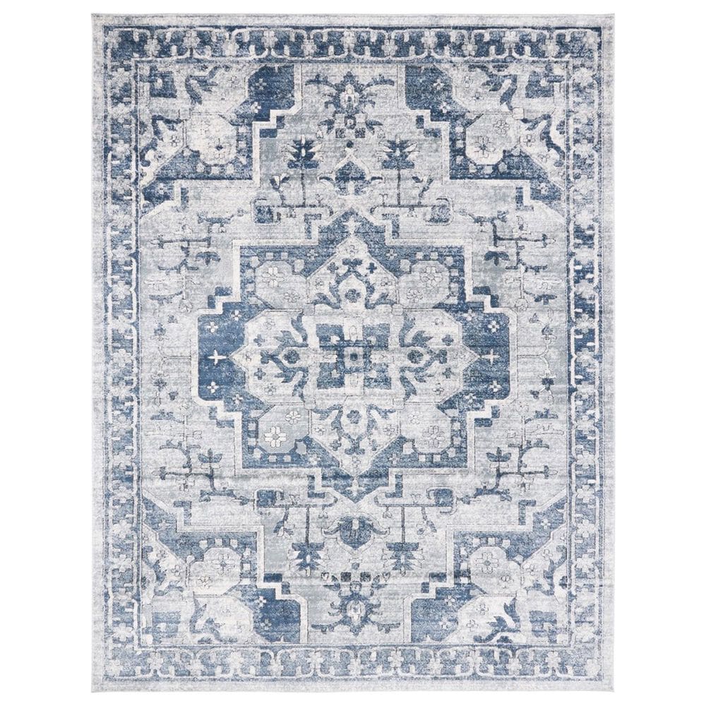 Safavieh Oregon 8" x 10" Navy and Ivory Area Rug, , large