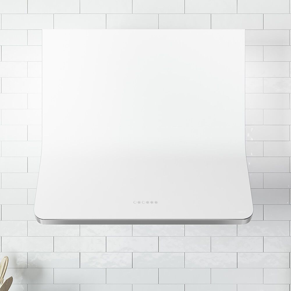 Zephyr Horizon 36&quot; Wall Mount Range Hood in White, , large