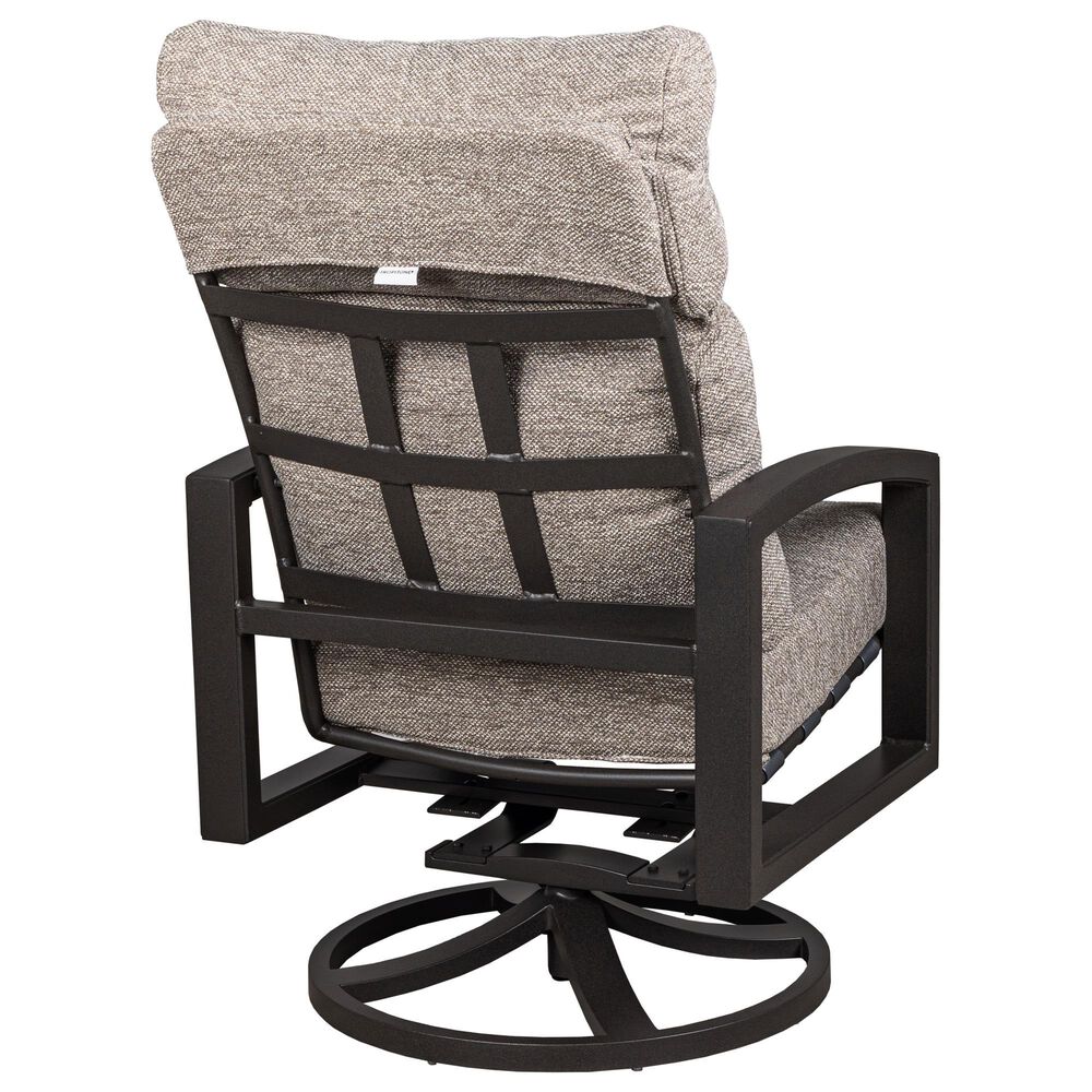 Tropitone Banchetto and Lakeside 5-Piece Round Firepit Chat Set in Graphite, , large