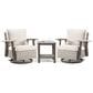 Sunwell Garden 3-Piece Patio Chat Set in Beige, , large