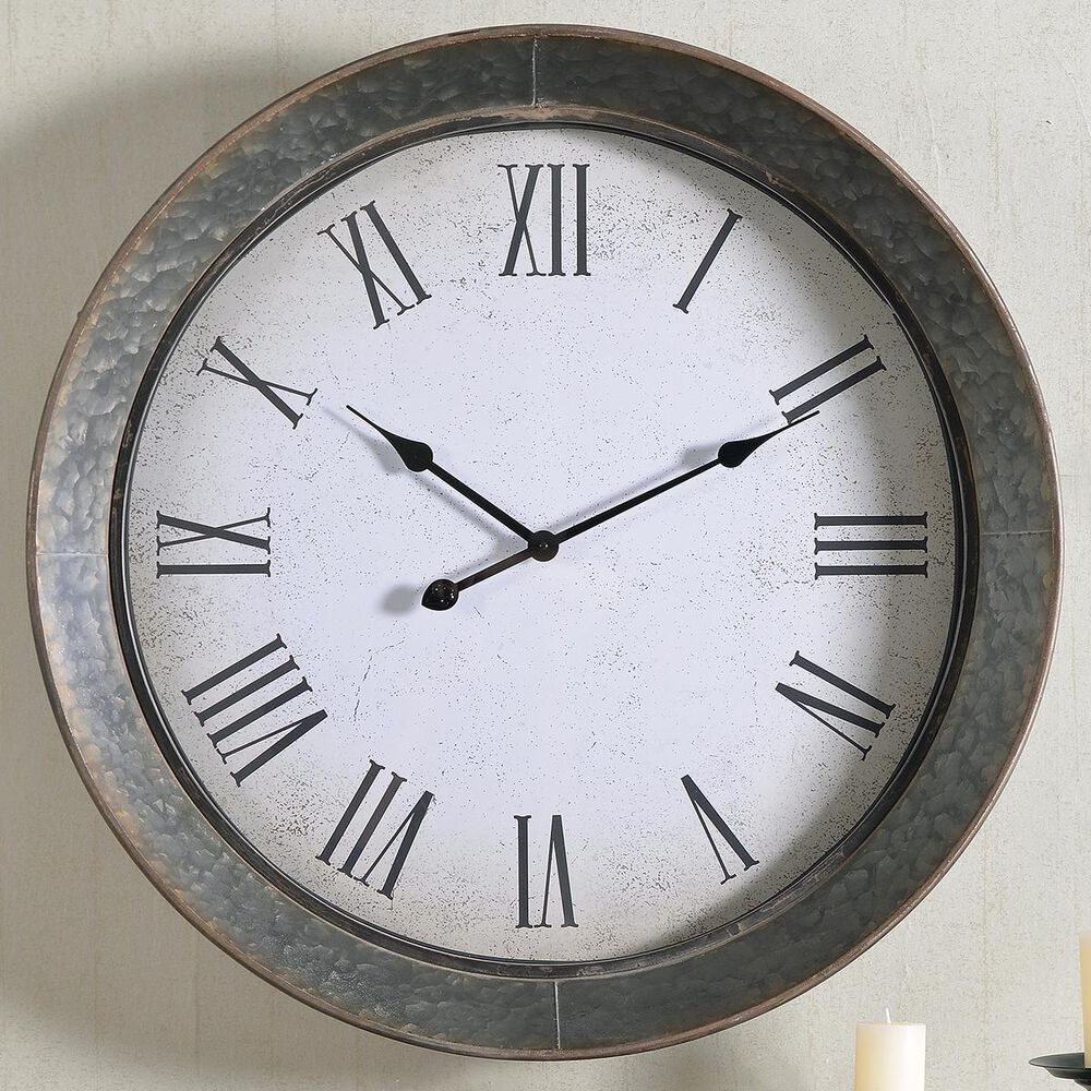 Kenroy Antillean Wall Clock in Metal, , large