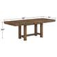 Ashley Moriville Trestle Dining Table and 6 Side Chairs in Grayish Brown, , large