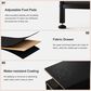 HOMLUX 63" 7-Drawer TV Stand with Adjustable TV Mount in Black Carbon Fiber, , large