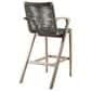 Armen Living Brielle Patio Counter Height Bar Stool in Charcoal, , large