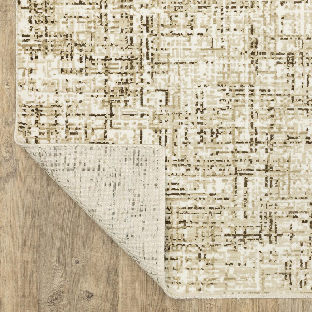 Oriental Weavers Reed 3&#39;3&quot; x 5&#39; Ivory and Brown Area Rug, , large