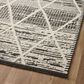 Loloi II Fabian FAB-03 2"7" x 7"6" Charcoal and Ivory Runner, , large