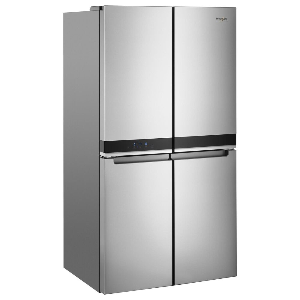 Whirlpool 19.4 Cu. Ft. 4-Door French Door Refrigerator in Fingerprint Resistant Metallic Steel, , large
