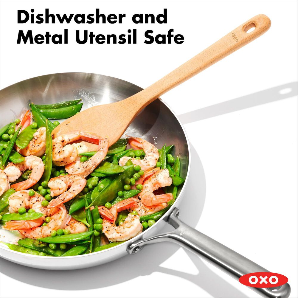 Green Pan Mira 12" Open Frypan Uncoated in Stainless Steel, , large