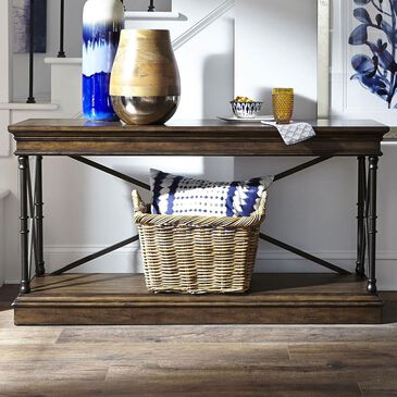 Belle Furnishings Tribeca Sofa Table in Cordovian Brown, , large