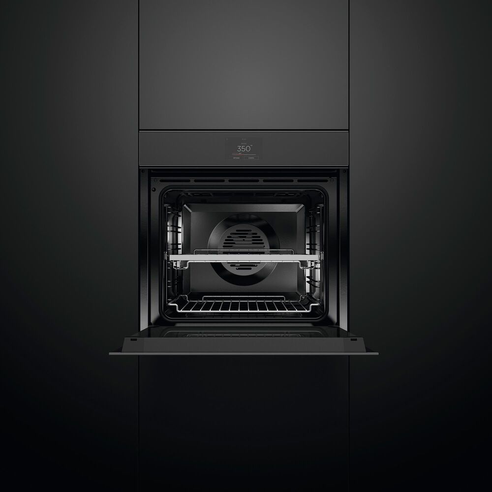 Fisher &amp; Paykel Minimal 24&quot; Single Electric Wall Oven with 16 Functions in Black, , large