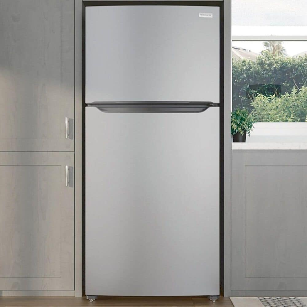 Frigidaire 20 Cu. Ft. Garage Ready Top Freezer Refrigerator in Stainless Steel, , large