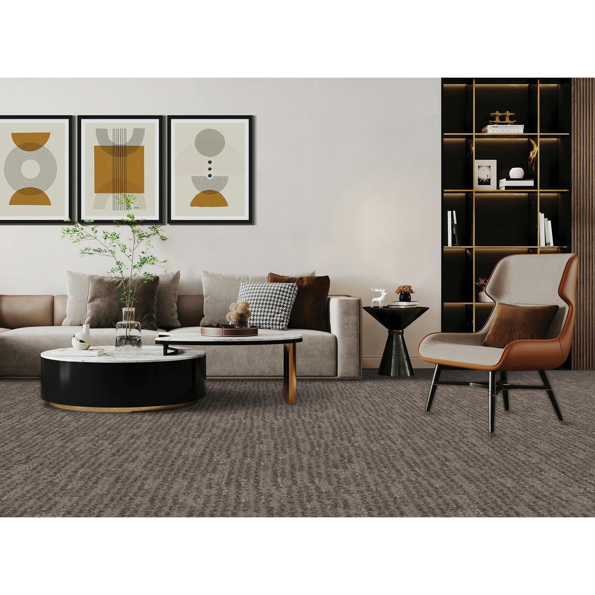 Mohawk Sculptured Touch II Carpet in Mink