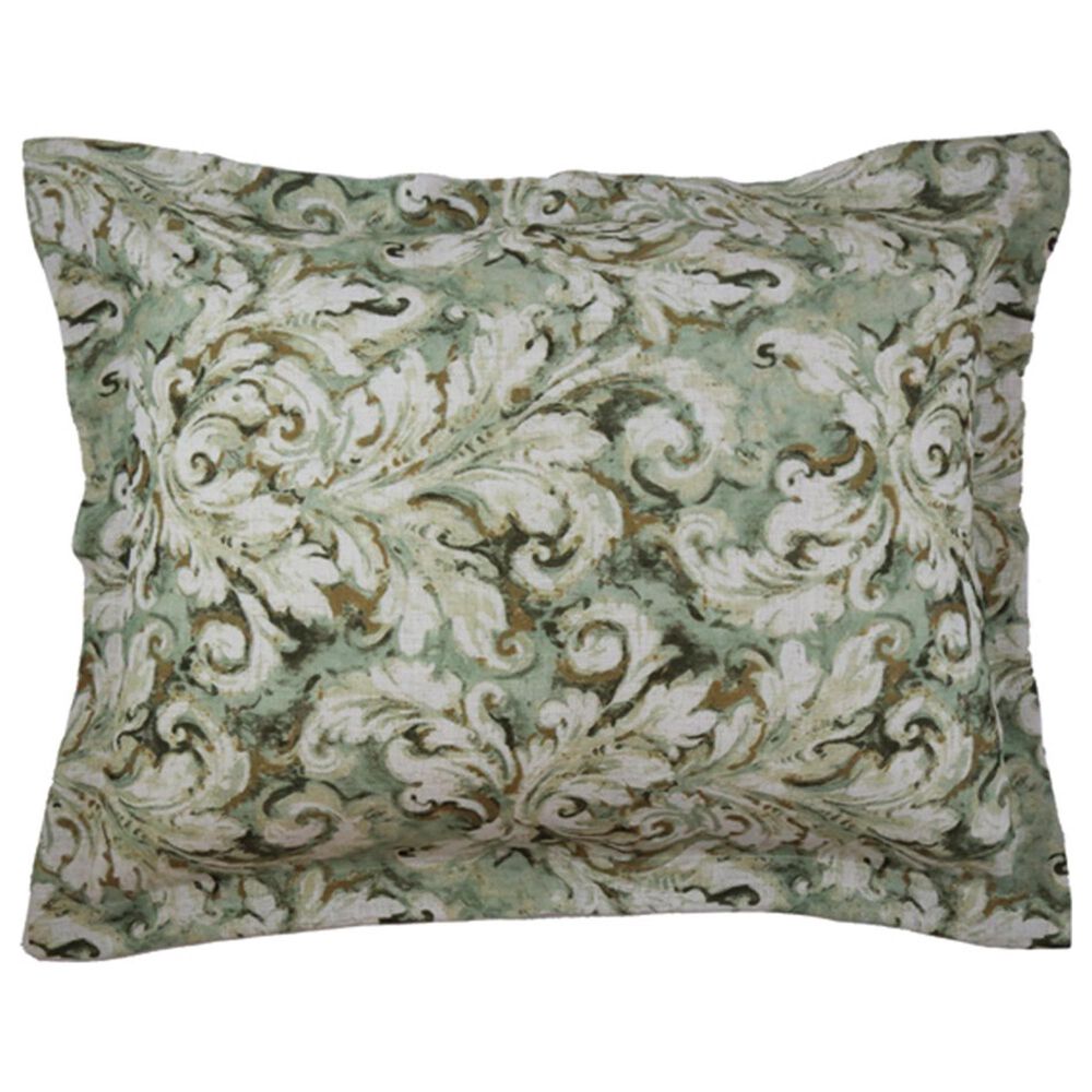 Ann Gish Art Of Home 3-Piece Queen Acanthus Duvet Set In Sage, , large