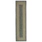 Nourison Horizon HOZ03 Green 2" x 6" Indoor/Outdoor Runner, , large