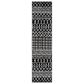 Safavieh Tulum TUL2702" x 8" Black and Ivory Runner, , large