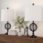 Timberlake Openwork Iron Orb Table Lamp in Matte Black (Set of 2), , large