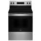 Whirlpool 5.3 Cu. Ft. Electric Range with Steam Clean in Fingerprint Resistant Stainless Steel, , large