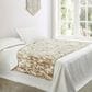 Duke Imports Root Beer Float Plush Throw in Brown, Beige and White, , large