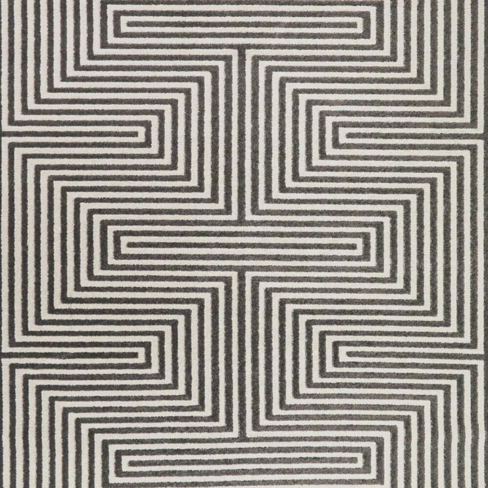 Balta Rugs Resist Teodozia Charcoal 5'3" x 7' Area Rug, , large
