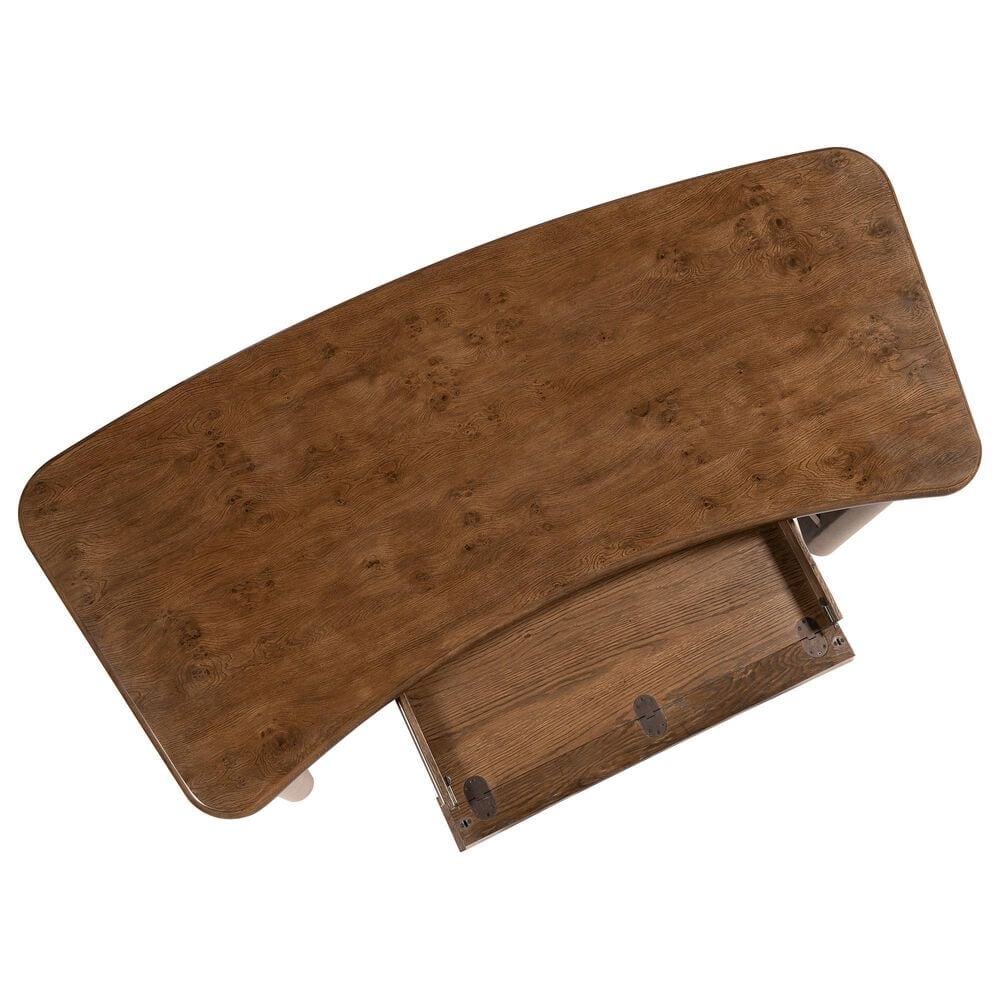 Hooker Furniture Melange Romano Writing Desk in Warm Brown, , large