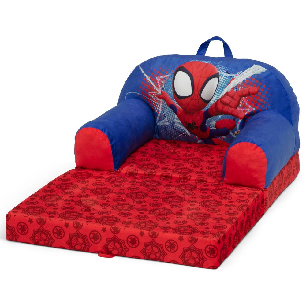 Delta Children Spidey and His Amazing Friends Cozee Buddy Flip-Out Chair in Red, , large