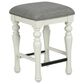 Steve Silver Jackson Sofa Bar with 3 Stool in White and Oak, , large