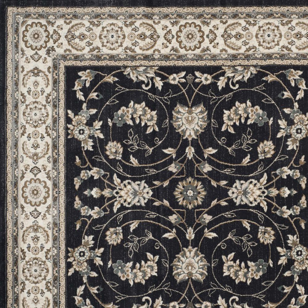 Safavieh Lyndhurst 2&#39;3&quot; x 12&#39; Anthracite and Cream Runner, , large