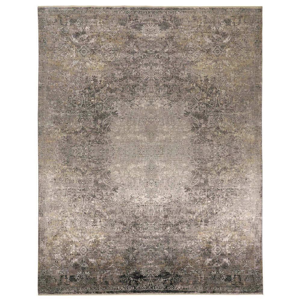 Feizy 3964F Sarrant Gray 12" x 15" Area Rug, , large