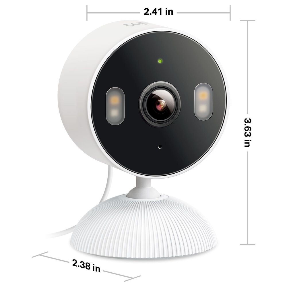 TP-Link Indoor/Outdoor Home Security Camera in White, , large