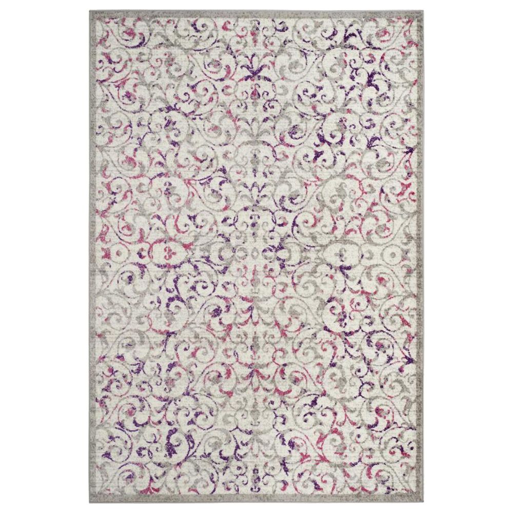 Safavieh Skyler SKY198F 5"1" x 7"6" Ivory and Pink Area Rug, , large