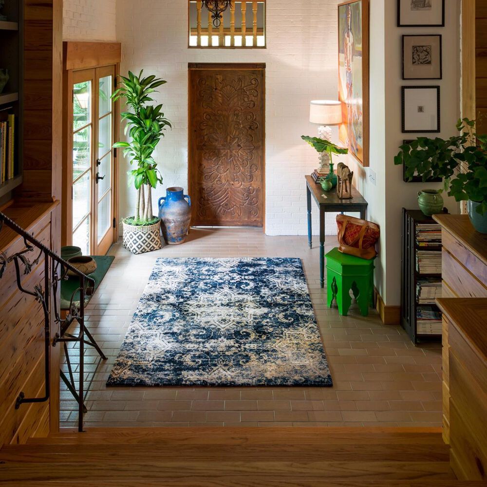 Loloi Torrance TC-04 5&#39; x 7&#39;6&quot; Navy/Ivory Area Rug, , large